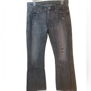 Men’s American Eagle Outfitters Dark Gray Low Rise Slim Boot Jeans 32x30